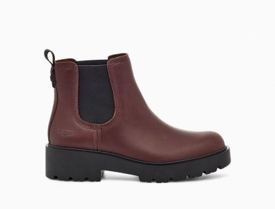 UGG Markstrum Womens Boots Burgundy - AU 641VJ